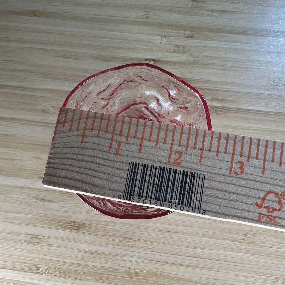 Vintage Morgantown Seneca Driftwood Crinkle Pink 6oz Lowball Glasses 4 pcs MCM - Picture 7 of 8